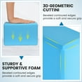 thumbnail image 7 of ATERCEL Yoga Blocks EVA Foam Fitness Yoga Stability & Strength Training 2 Pack 9"x6"x4", 7 of 7