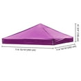thumbnail image 4 of InstaHibit 9.6x9.6Ft Replacement Canopy Top for 10ft Tent UV30+ Cover Outdoor, 4 of 11