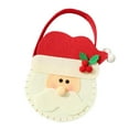 thumbnail image 2 of Bolsa de Tela Hecha Santa Decoración de Navidad de Ciervo Papá Noel Colco Bolsas de dulces de Navidad de tela, 2 of 8