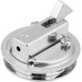 thumbnail image 3 of Pestillo de escotilla empotrada de aleación de Zinc, 2 uds., cerradura de pestillo de cierre de puerta empotrada para barco, autocaravana, plateado, 3 of 5