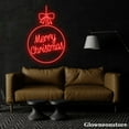 thumbnail image 2 of Glowneon Merry Christmas Neon Sign, Merry Christmas Led Sign, Custom Christmas Bubbles Neon Light, 2 of 5