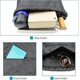 thumbnail image 4 of Black Drawstring Backpack, Casual Sport Backpack, Gym Drawstring Bag for Men and Women, Beach Talega School Sport with Drawstring Gym Bag Pocket for B, 4 of 5