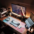 thumbnail image 7 of Gaming Mouse Pad, 31.5x15.7inch Large Extended Mousepad Big Computer Desk mat for Keyboard and Mouse Full Desk Mouse Mat with Non-Slip & Rubber Base, 7 of 7
