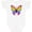 AA-White, variant on Inktastic Butterfly with Rainbow Wings Boys or Girls Baby Bodysuit