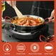 thumbnail image 2 of Sartén para cocinar paella, sartén de acero inoxidable para parrilla, utensilios de cocina para paella con mango anti-escaldaduras para servir de 3 a 5 personas, cocina casera, restaurante [Clase, 2 of 7