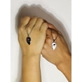 thumbnail image 3 of QQTDFG 2pcs Couple Slogan Graphic Heart Pendant Necklace for Couples Friendship-default, 3 of 6