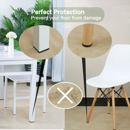 56pcs Felt Furniture Pads Grippers Floor Protector For Table Desk