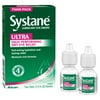 (2 pack) Systane Ultra Lubricant Eye Drops High Performance, 4 Total 0.33 fl oz Bottles