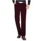 thumbnail image 2 of Pantalones largos de pana para hombre, de mediana edad, lisos, con botones, cremallera, cintura alta, bolsillos, pantalones largos de poliéster para hombre., 2 of 7