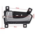 thumbnail image 3 of 2Pcs Car Left/Right Inside Door Handle for 2010 2011 2012 2013 2014 82610-3W000 82620-3W000, 3 of 5