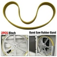 thumbnail image 1 of 2Pcs 8Inch Woodworking Band Saw Rubber Band Band Saw Scroll Wheel Rubber Ring, 1 of 8