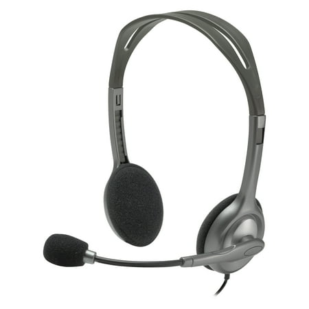 Logitech H111 Binaural Over-the-Head, Stereo Headset, (Best Headset For Home Office)