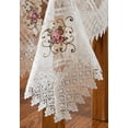 thumbnail image 2 of Warm Home Designs 36 Inch Round Embroidered White Tablecloth for Vintage Kitchen. VTC White 36 Round, 2 of 4