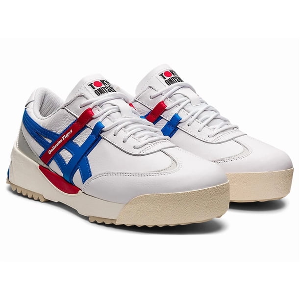 Onitsuka Tiger DELEGATION EX 1183A559 101 WHITE ELECTRIC BLUE Unisex Shoes