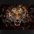 thumbnail image 3 of CafePress - Angry Tiger Breaking Through Glass Pajamas - Women's Dark Pajamas, 3 of 4