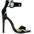 thumbnail image 2 of Delicious Womens Canter Classy Dress Open Toe Buckle Ankle Strap Stiletto Heel Sandals, 2 of 4