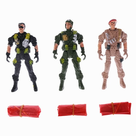

SIEYIO 9cm Paratroopers Parachute Soldiers Kids Children Outdoor Sports Hand Throw Toy
