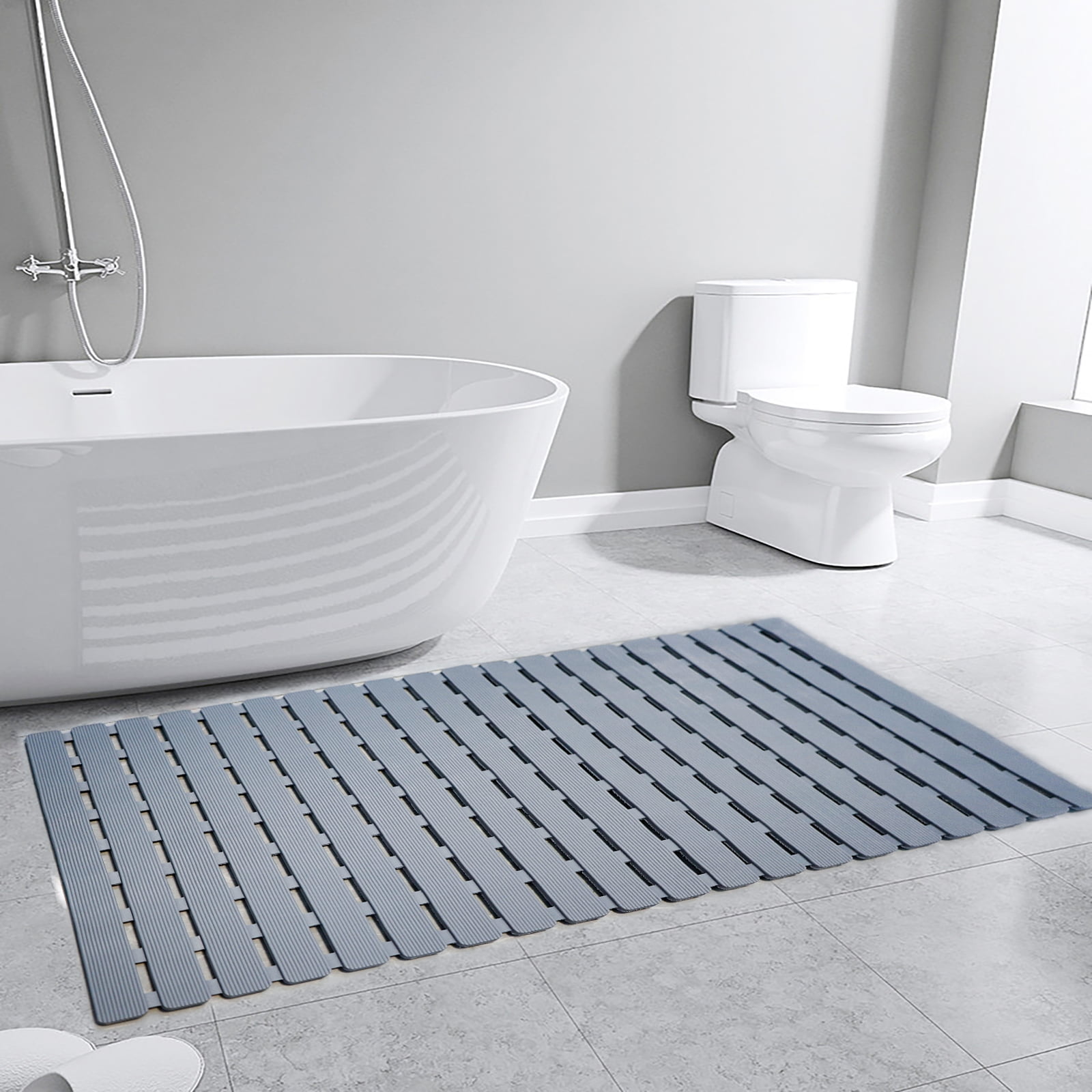  XYYRYS Secure Mat - The Ultimate Non-Slip Bath Mat,Non-Slip  Bathtub Mat,The Secure Mat Bath Mat,for Tub,Shower,Bathroom (Grey,40x60cm),  055 : Home & Kitchen