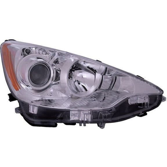 Right Passenger Side Headlight Assembly - Compatible with 2012 - 2014 Toyota Prius C 2013