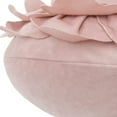 thumbnail image 6 of JWH 3D Round Flower Decorative Throw Pillows Small Handmade Circular Velvet Accent Pillow  Covers with Insert 14 inch Rose Gold, 6 of 7