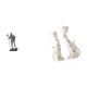 thumbnail image 5 of Figura de escritorio,Estatua Arte Artesanía Coleccionable Escritorio Oficina,Figura decorativa,pieza de arte,decoración del hogar,Figura de gato,Esculturas de pareja de gatos Figura de gato, 5 of 7
