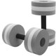 thumbnail image 2 of Greeniant 1 par de mancuernas para aeróbic acuático, mancuerna EVA acuática, mancuerna para ejercicio de brazos acuáticos, piscina, natación, Yoga, Deportes acuáticos gris blanco Greeniant OD001605-08, 2 of 6