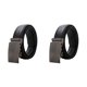 thumbnail image 1 of Minnieouse Cinturón negro de piel sintética para hombre - Aspecto limpio Textura Adecuado para jeans o trajes Business Belt Silver 125cm Plata 125cm 2piezas, 1 of 6