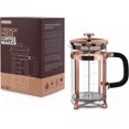 thumbnail image 4 of Coffee Maker 304 Stainless Steel French Press with 4 Filter, Heat Resistant Durable, Easy to Clean, Borosilicate Glass Coffee Press, 100% BPA Free Teapot, 21 ounce, copper, 4 of 4