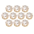 thumbnail image 1 of 10 piezas de garra de costura de diamante de cristal cuadrado de grasa alta accesorios de ropa decoraciones K9 10 mm champán dorado, 1 of 5