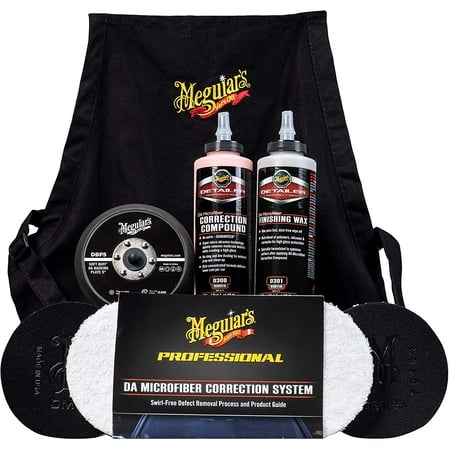 Meguiar's DA Microfiber Correction System 5" Starter Kit – Complete Paint Correction Kit – DMCKIT5, ALL-IN-ONE KIT: Safe, simple, user-friendly kit.., By Visit the Meguiars Store