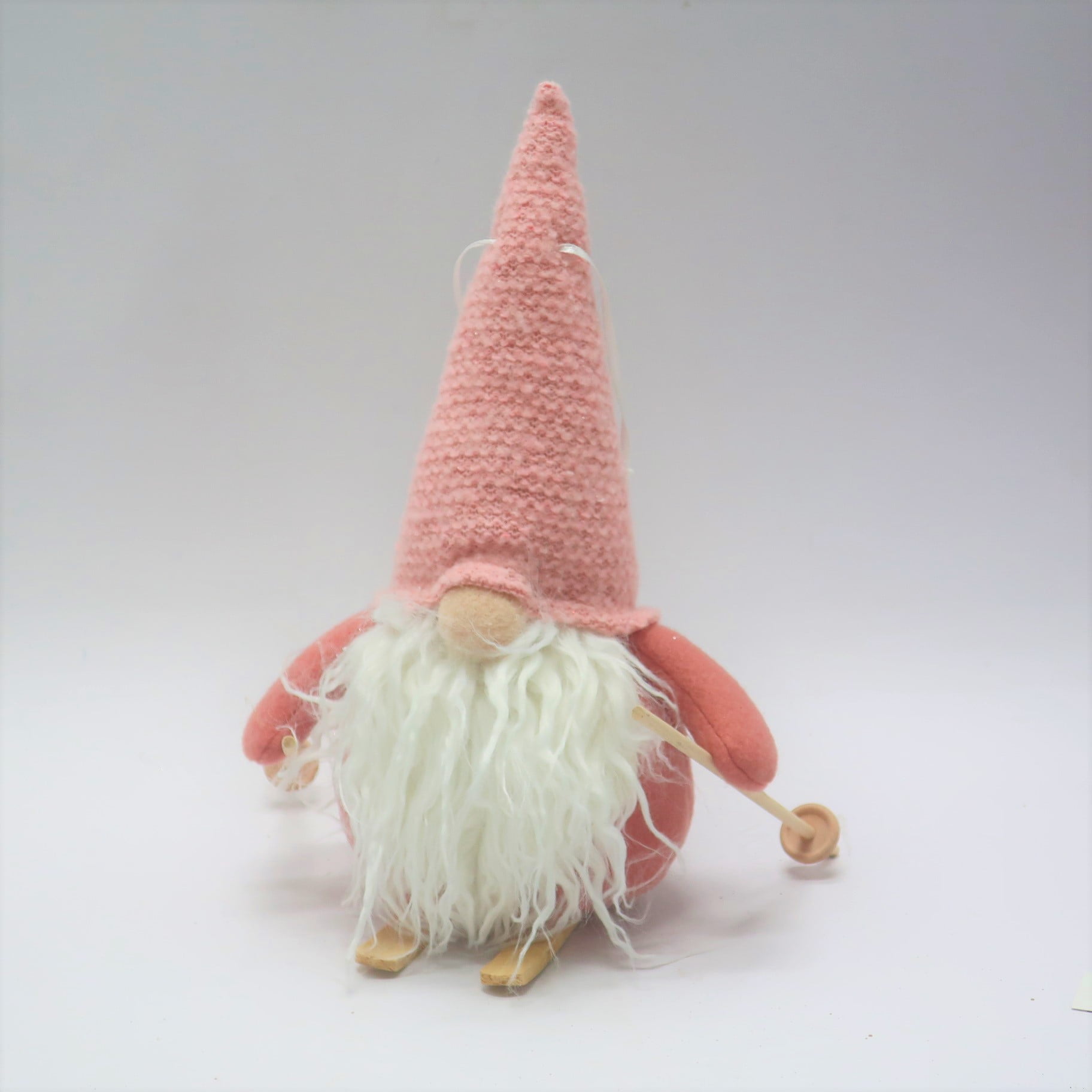 Holiday Time Jumbo Brush Fabric Ski Gnome Ornament