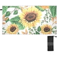 thumbnail image 2 of Dreamtimes Summer Sunflowers Beach Towel Fast Drying Extra Large Sand Free Lightweight Beach Towel Blanket for Swimming,Camping,Picnic,Yoga Gym Sports,31"x71", 2 of 7