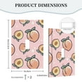 thumbnail image 5 of ZICANCN Outlet Covers Wall Plate, Peach Fruit Decorative Light Switch Cover Decorative, Duplex Toggle Combo 1-Gang, 5 of 9