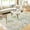 Yellow Green, variant on Nanan, 4x6 Area Rug, Washable Abstract Floor Rug for High Traffic Areas, Non-Slip Stain Resistant Low-Pile Indoor Mat for Living Room Bedroom Kitchen, Blue Yellow