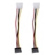 thumbnail image 1 of 2X Cable Adaptador Conversor Sata Potencia Hembra A Molex Macho. 6 Pulgadas, 1 of 8