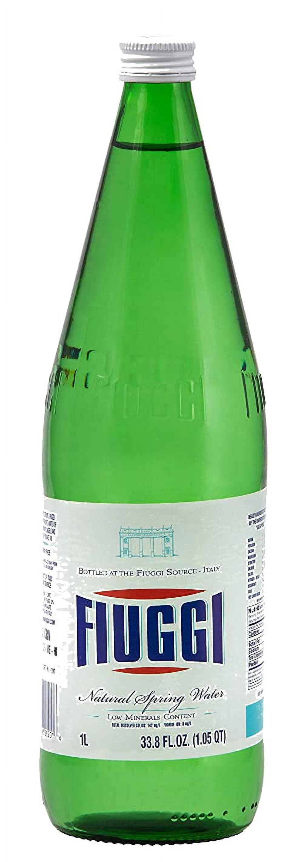 Fiuggi Natural Mineral Water 6 1L Glass Bottles