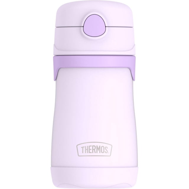 Thermos Baby Vacuum Insulated Stainless Steel 10 oz Straw Bottle, Lavender