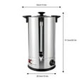 thumbnail image 2 of 15L/3.96gal Commercial Coffee Urn Tea Maker Machine Hot Water Dispenser, 2 of 17