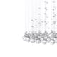 thumbnail image 3 of Candil de Cristal Cortado Gamalux Williams Krystal Cono de 5 Luces, 3 of 5