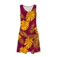 thumbnail image 4 of Ovzne Robes d'Été pour Femmes Robe pour Femme Robe d'Été à Rayures Sans Manches Col en V avec Poche Robe de Printemps Imprimée Liquidation, 4 of 6
