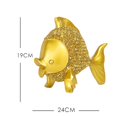 thumbnail image 3 of Escultura de Resina Goldfish BLESIY 5x13 pulgadas, 3 of 4