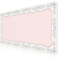 thumbnail image 1 of iCasso Tapete XXL para Escritorio Rosa 90x40 cm Suave Antideslizante para Mouse, 1 of 7