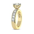 thumbnail image 4 of IGI Certified 2 Carat Oval Shape Lab Grown Diamond Engagement Ring | 14K Yellow Gold | Alfreda Half Eternity Diamond Ring | FG-VS1-VS2 Quality Friendly Diamonds, 4 of 6