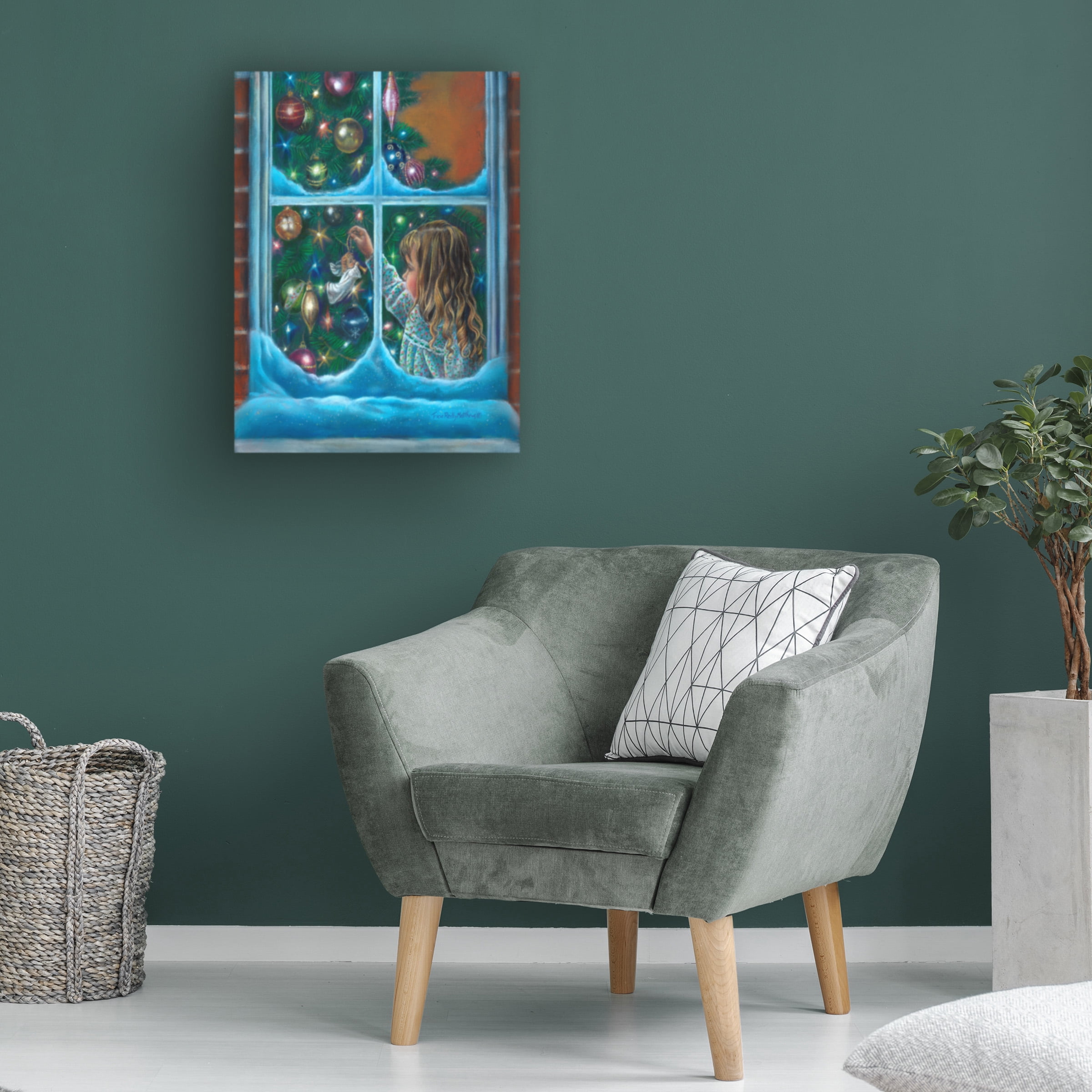 Tricia Reilly Matthews 'My Christmas Angel' Canvas Art
