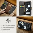thumbnail image 2 of TECH CIRCLE for Google Pixel 9 Pro/Pixel 9 Case, PU Leather Detachable Vintage Wallet Flip Magnetic Closure Drop Protective Slim Card Holder Phone Cover for Google Pixel 9 Pro/Pixel 9 6.3" 2024,Gray, 2 of 8
