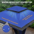 thumbnail image 3 of COOS BAY 11'x11'x9.7' ft Pop-Up Instant Gazebo Tent with Mosquito Netting Outdoor Canopy Shelter with Bag, Blue, 3 of 10