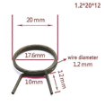 thumbnail image 1 of Door Handle Springs 3PCS Replacement Coil Torsion Spring for Door Lever Knob Latch, 1 of 4
