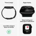 thumbnail image 3 of Apple Watch Series 10 GPS 42mm Rose Gold Aluminum Case with Plum Sport Loop, 3 of 10