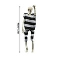 thumbnail image 2 of Halloween Skeleton Life Size Prisoner Human Skeleton 15.75inch Full Body Posable Human Skeleton Bones Decorations with Movable Joints for Indoor Outdoor Halloween Props Decorations, 2 of 5