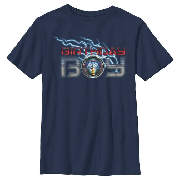 Boy's Marvel Thor Mech Suit Icon Birthday  Graphic Tee Navy Blue X Large